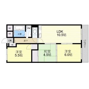 3LDK 間取り図