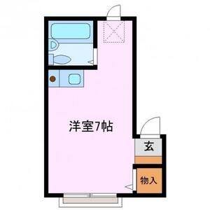 ワンルーム 間取り図