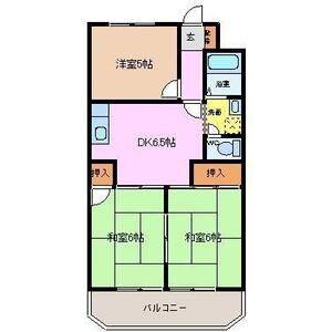 3DK 間取り図