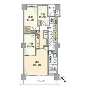 3LDK 間取り図