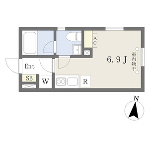 ワンルーム 間取り図
