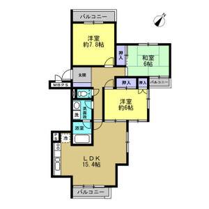 3LDK 間取り図