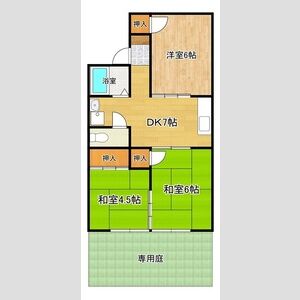 3DK 間取り図
