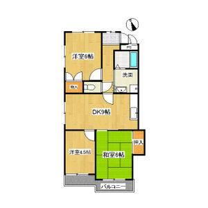 3DK 間取り図