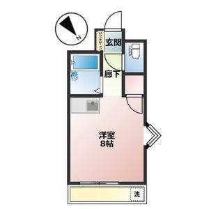 ワンルーム 間取り図