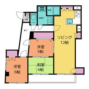 3LDK 間取り図