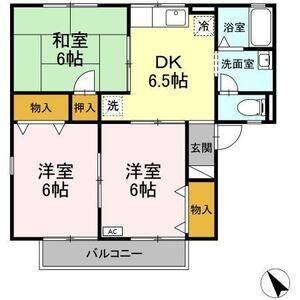3DK 間取り図