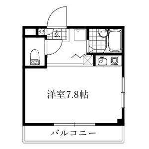 ワンルーム 間取り図