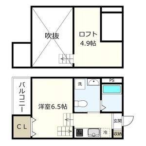 ワンルーム 間取り図