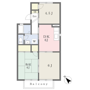 3DK 間取り図