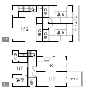 3LDK 間取り図