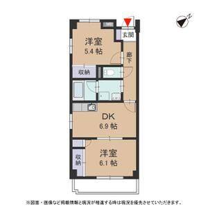 2DK 間取り図
