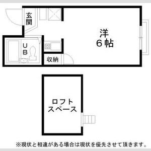 ワンルーム 間取り図