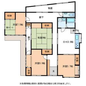 4DK 間取り図