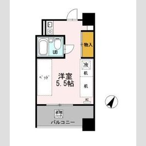 ワンルーム 間取り図