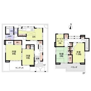4DK 間取り図