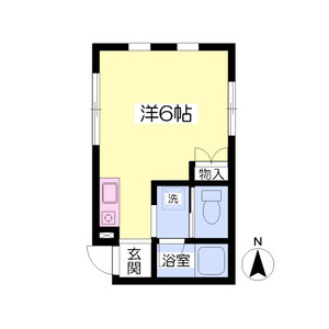 ワンルーム 間取り図