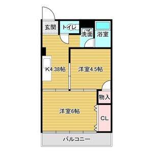 ワンルーム 間取り図