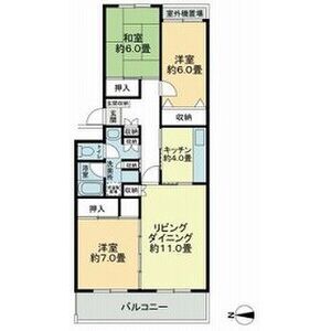 3LDK 間取り図