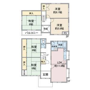 5LDK 間取り図