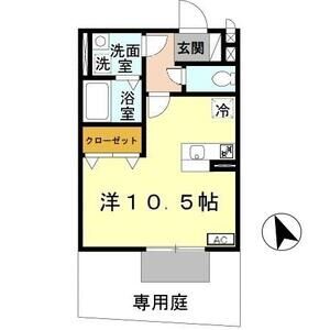 ワンルーム 間取り図
