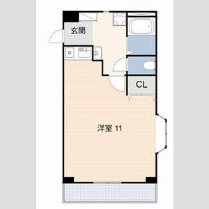 ワンルーム 間取り図