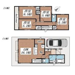 4LDK 間取り図
