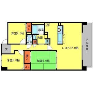 3LDK 間取り図