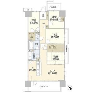 4LDK 間取り図