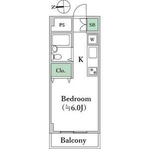 ワンルーム 間取り図