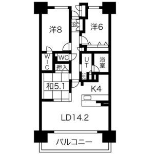 3LDK 間取り図