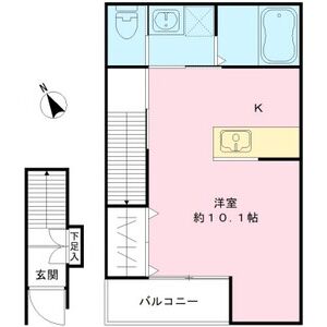 ワンルーム 間取り図