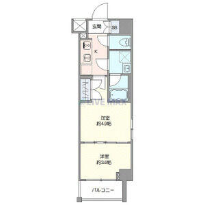 2K 間取り図