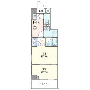 2K 間取り図