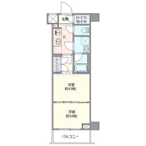 2K 間取り図