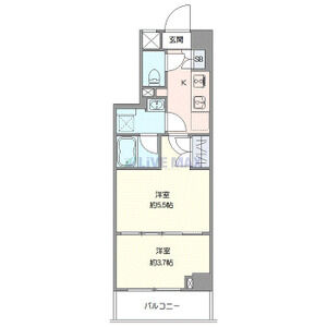 2K 間取り図