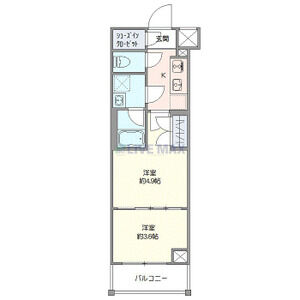 2K 間取り図