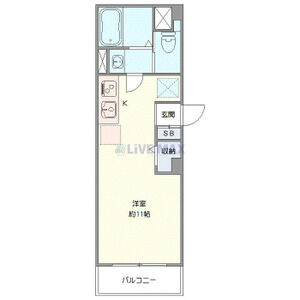 ワンルーム 間取り図