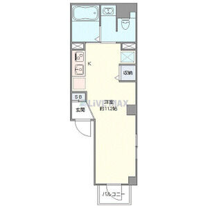 ワンルーム 間取り図