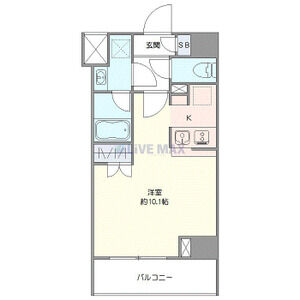 ワンルーム 間取り図