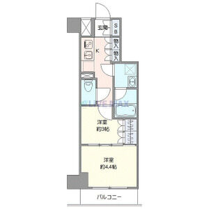 2K 間取り図