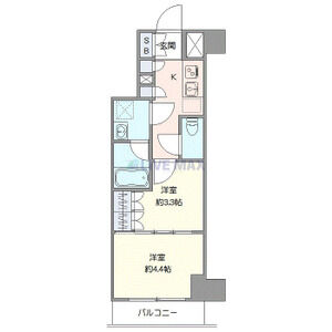 2K 間取り図