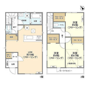 3LDK 間取り図