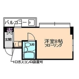 ワンルーム 間取り図