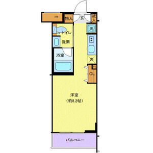 ワンルーム 間取り図