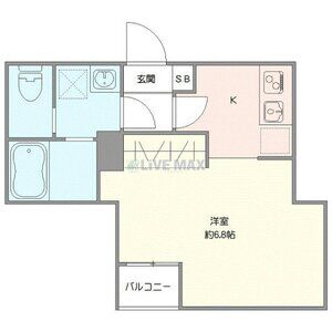 ワンルーム 間取り図