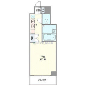 ワンルーム 間取り図