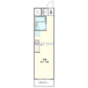 ワンルーム 間取り図