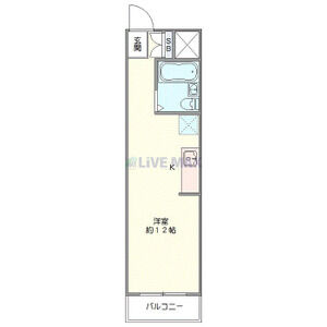 ワンルーム 間取り図