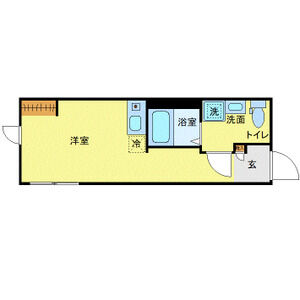 ワンルーム 間取り図